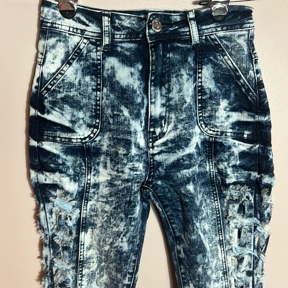 Redfox Side Slice Denim Stretch Jogger - Picture 2 of 10